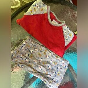 Simply basic | 2 piece pajama set soccer dog and bear | size 24m